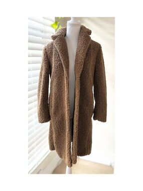 J. Crew Brown Sherpa Coat